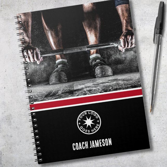 Caderno Espiral Gym de Workout Personalizado (Personalized Workout Fitness Exercise Training Gym Notebook)