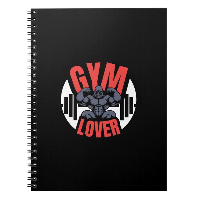 Caderno Espiral Gym Lover Gorilla (Frente)