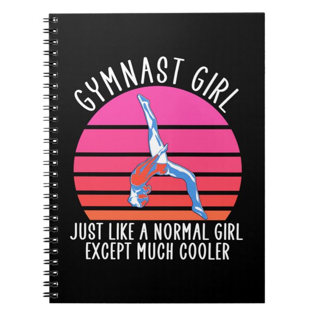 Caderno Espiral Gymnast Girl (Frente)
