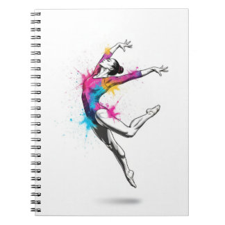 Caderno Espiral Gymnast Notebook – Modern Artistic Gymnastics