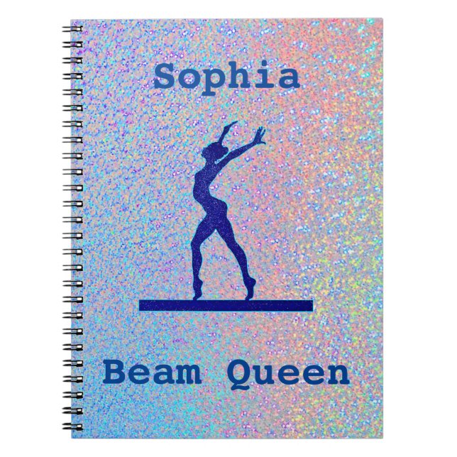 Caderno Espiral Gymnastics Beam Queen Spiral Foto (Frente)