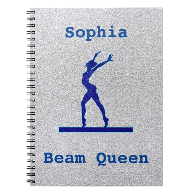 Caderno Espiral Gymnastics Beam Queen Spiral Foto (Frente)