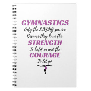 Caderno Espiral Gymnastics Presente O Forte Presente De Gymnast So