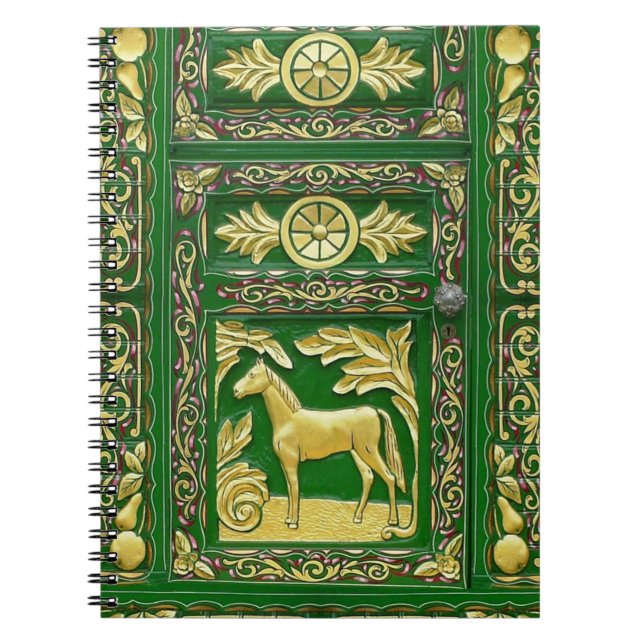 Caderno Espiral Gypsy door detail notebook (Frente)