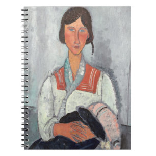 Caderno Espiral Gypsy Woman with Baby, 1919 (óleo na canvas)
