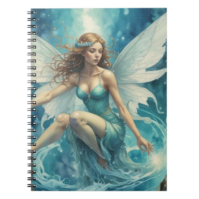 Caderno Espiral Hada de Acuario (Frente)