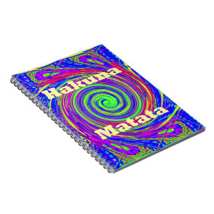 Caderno Espiral Hakuna Matata - Design com Cores Vibrantes