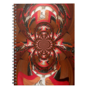 Caderno Espiral Hakuna Matata Halloween Mask Kaleidoscope Abstrato