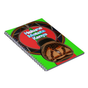 Caderno Espiral Hakuna Matata Kenya Art Impressão