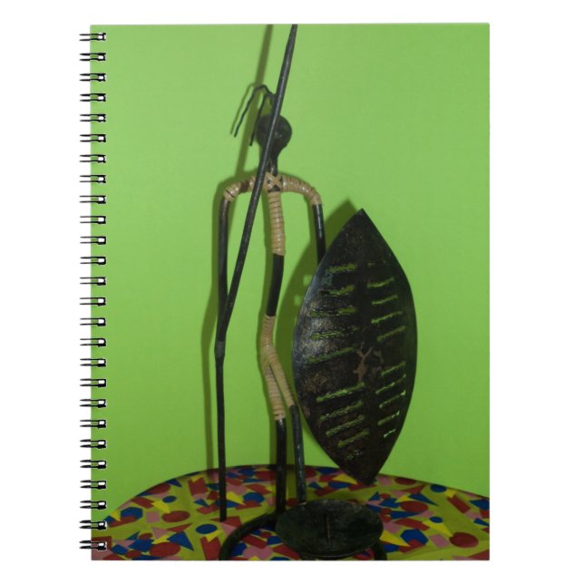 Caderno Espiral Hakuna Matata Kenya Maasai.JPG (Frente)