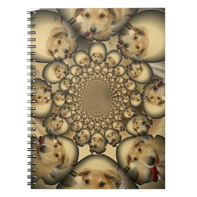 Caderno Espiral Hakuna Matta Puppies e Cachorros infinitamente che (Frente)