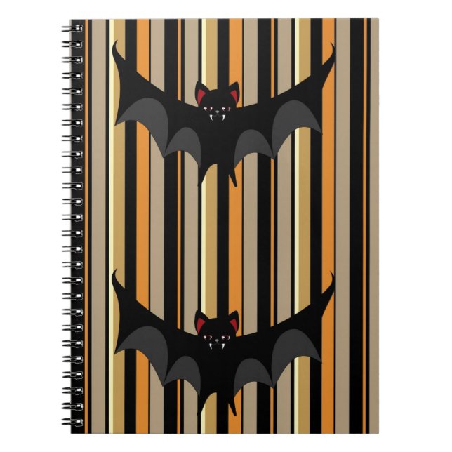Caderno Espiral Halloween Bat (Frente)