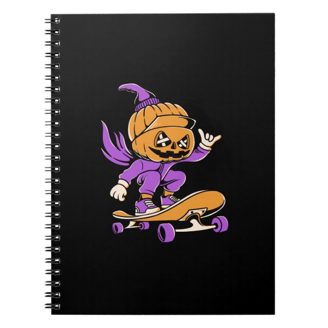 Caderno Espiral halloween_bompkin_ilution_15 (Frente)