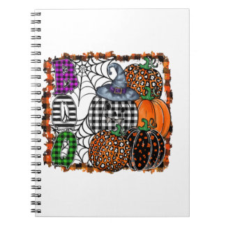 Caderno Espiral Halloween Boo         
