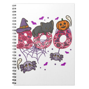 Caderno Espiral Halloween Boo Halloween Costume