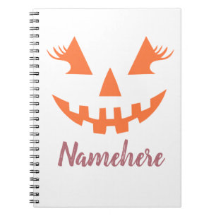 Caderno Espiral Halloween da Girly Jack O Lanterna Pumpkin Persona