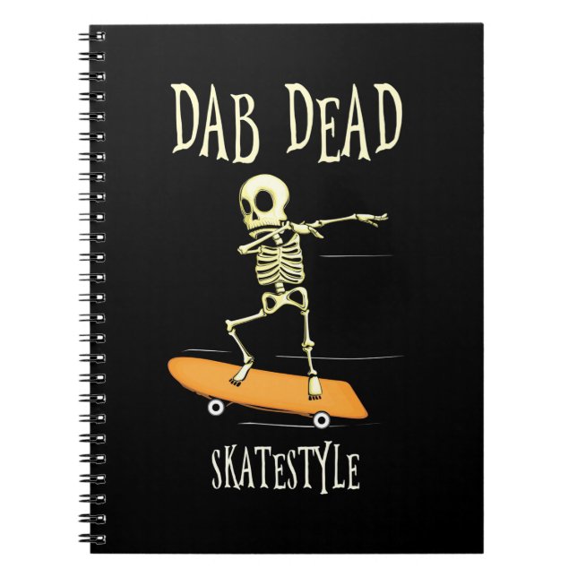 Caderno Espiral Halloween Dabbing Skatstyle (Frente)