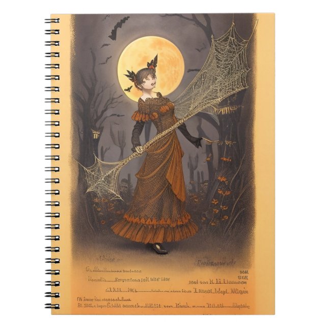 Caderno Espiral Halloween de notebook (Frente)