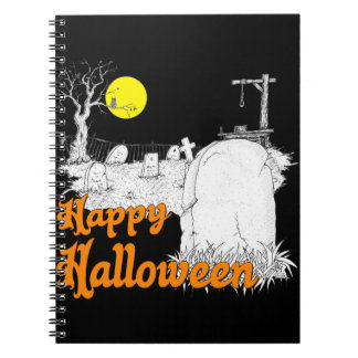 Caderno Espiral Halloween DIY
