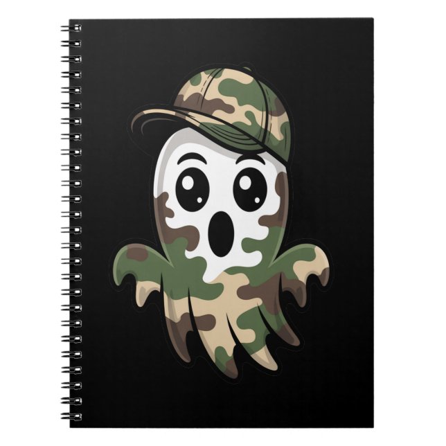 Caderno Espiral Halloween Ghost Kids (Frente)