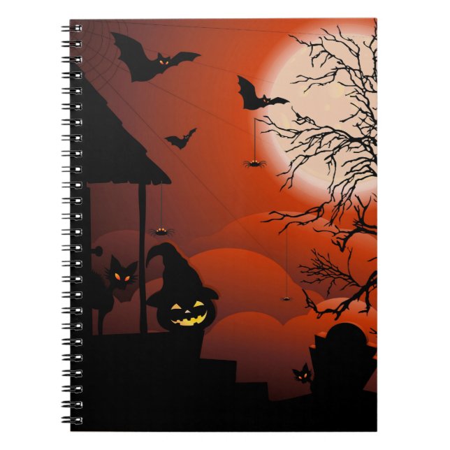 Caderno Espiral Halloween Malody Moonlight Nightare (Frente)