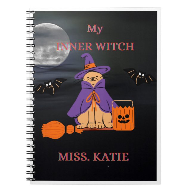 Caderno Espiral Halloween notebook for intuitive women (Frente)