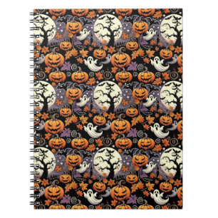 Caderno Espiral Halloween/outono/outono