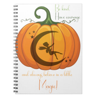Caderno Espiral Halloween Pumpkin Fairy design