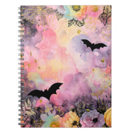 Caderno Espiral Halloween Rosa