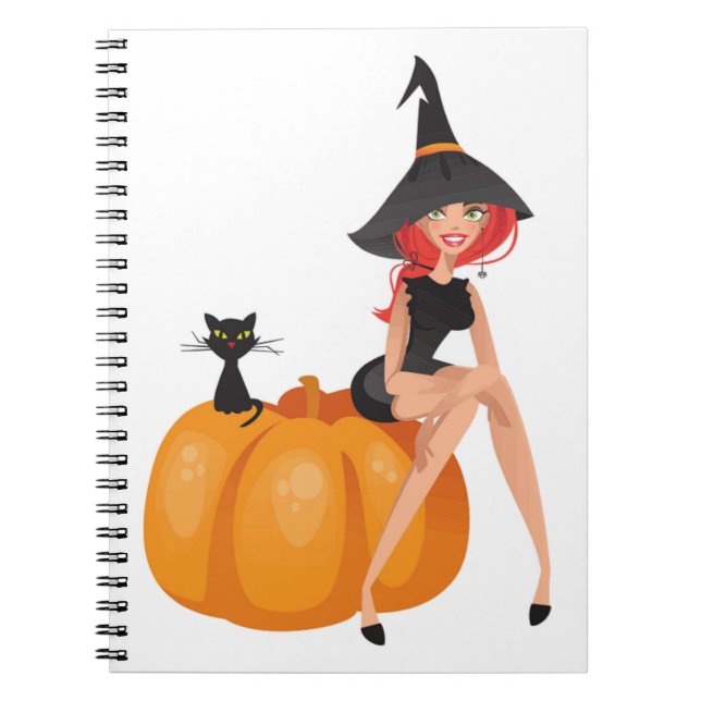 CADERNO ESPIRAL HALLOWEEN WITCH (Frente)