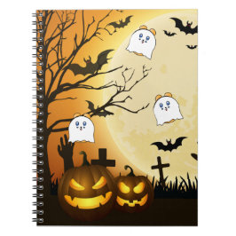 Caderno Espiral hallowen