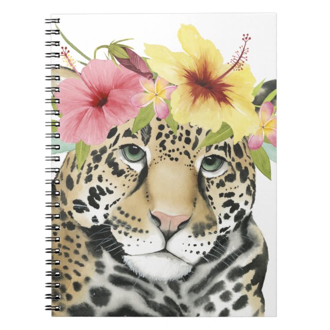 Caderno Espiral Halo tropical | Chita Doce (Frente)