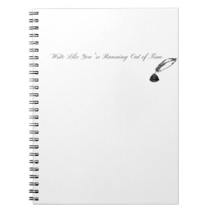 Caderno Espiral Hamilton que funciona fora do Diário do tempo