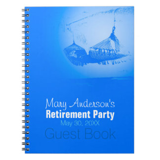 Caderno Espiral Hammock Happy Retirement Party 01 Livro Convidado