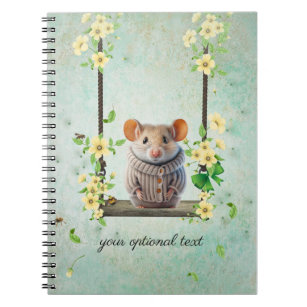Caderno Espiral Hamster bonito no notebook Swing
