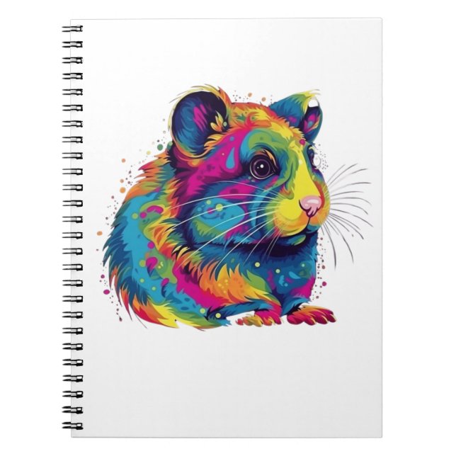 Caderno Espiral hamster fofo (Frente)