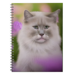 Caderno Espiral Handsome Maine Coon Himalayan Cat