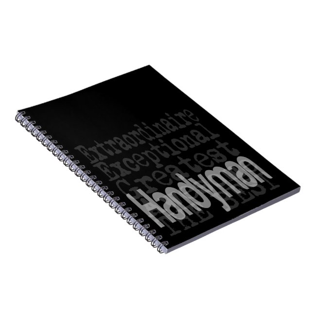Caderno Espiral Handyman Extraordinaire (Lado Direito)