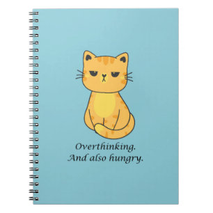 Caderno Espiral Hangry Cat