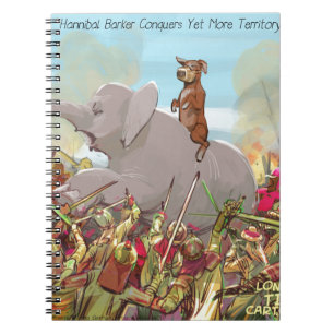 Caderno Espiral Hannibal Barker Conquista Camisetas Canecas Presen