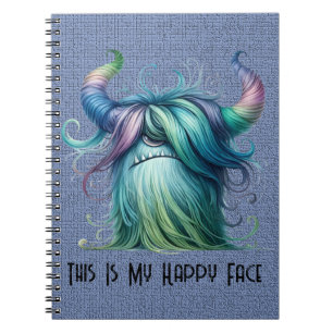 Caderno Espiral Hans - Monstro de Um Olho - Notebook Espiral Perso