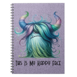 Caderno Espiral Hans - Monstro de Um Olho - Notebook Espiral Perso