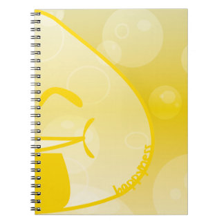 Caderno Espiral Hápice monocromática!