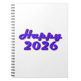 Caderno Espiral Happy 2026