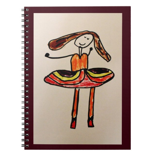 Caderno Espiral Happy Ballerina (Frente)