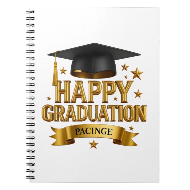 Caderno Espiral Happy Graduation  (Frente)