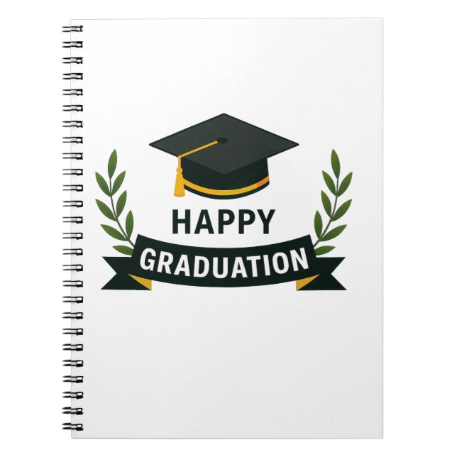 Caderno Espiral Happy Graduation  (Frente)