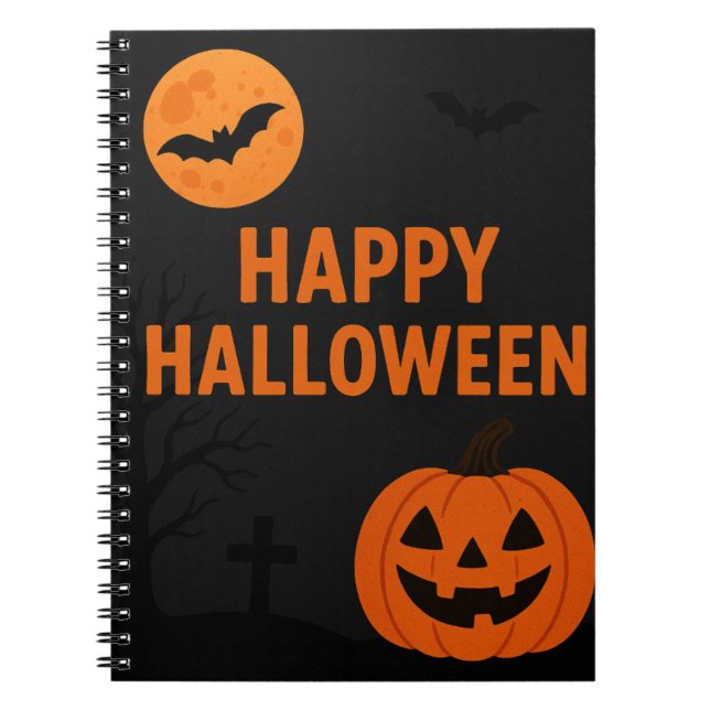 Caderno Espiral Happy halloween carnet  (Frente)