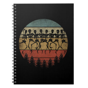CADERNO ESPIRAL HAPPY HALLOWEEN SKELETON DANCE