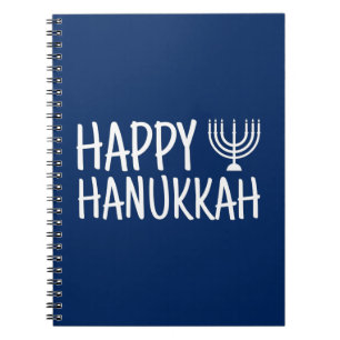 Caderno Espiral Happy Hanukkah